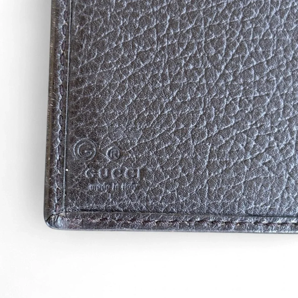 Authentic Vintage Gucci GG Monogram Bifold Wallet